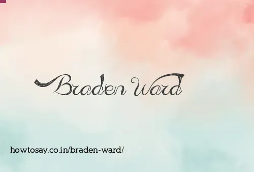Braden Ward
