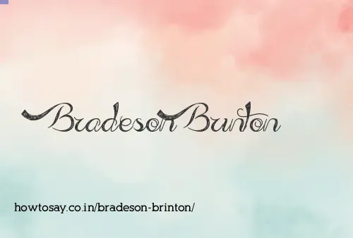 Bradeson Brinton