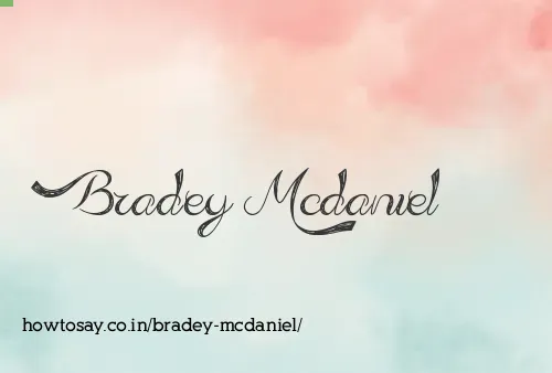 Bradey Mcdaniel