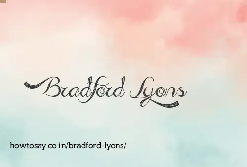 Bradford Lyons