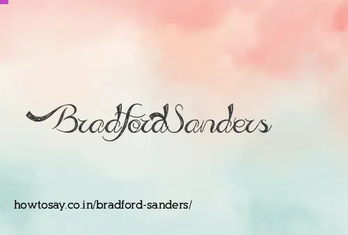 Bradford Sanders