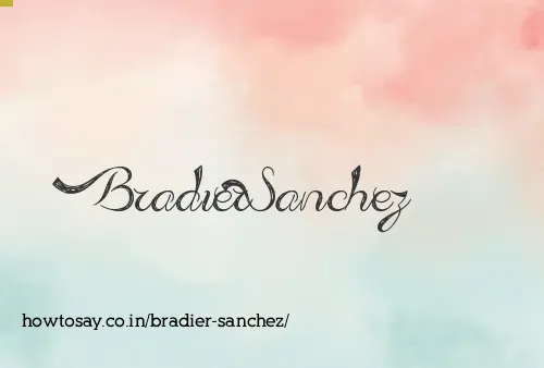 Bradier Sanchez