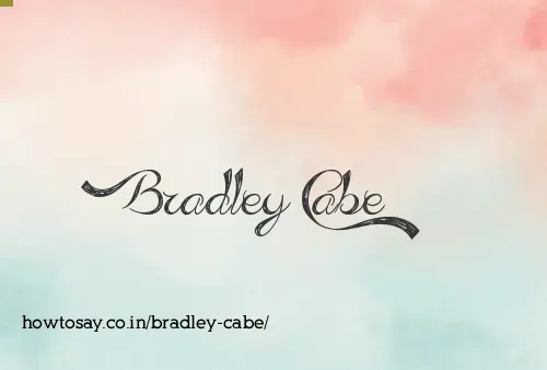 Bradley Cabe