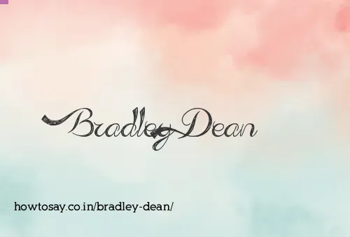 Bradley Dean