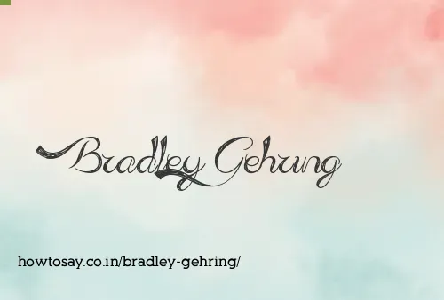 Bradley Gehring