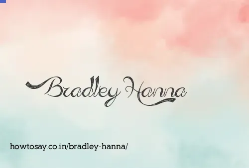 Bradley Hanna