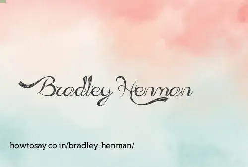 Bradley Henman