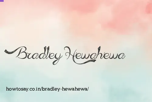 Bradley Hewahewa