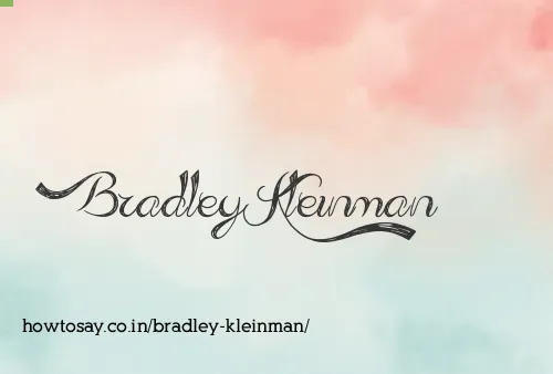 Bradley Kleinman