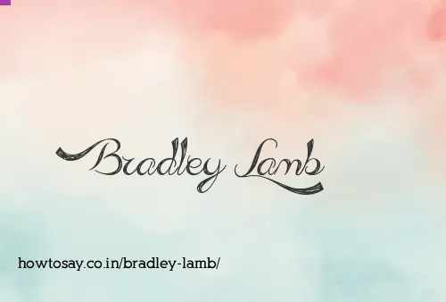 Bradley Lamb