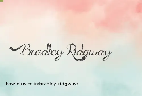 Bradley Ridgway