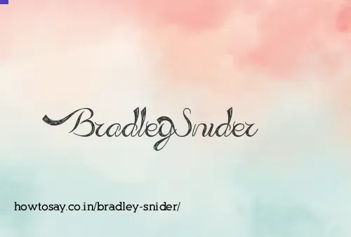 Bradley Snider
