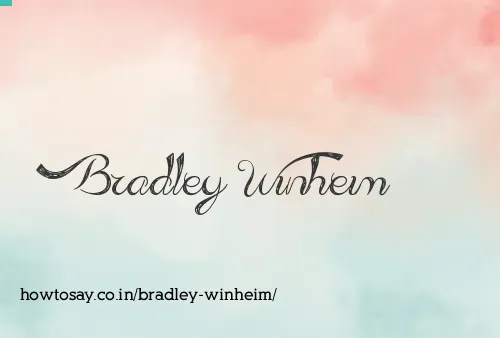 Bradley Winheim