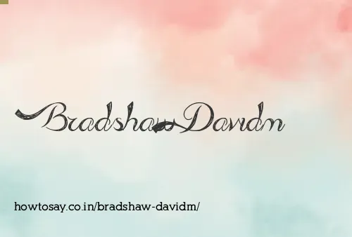 Bradshaw Davidm