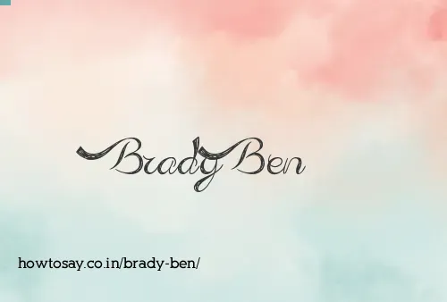 Brady Ben