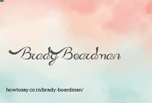 Brady Boardman