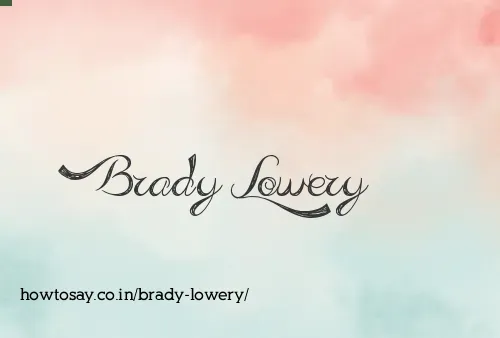 Brady Lowery