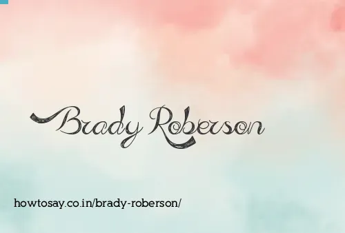 Brady Roberson