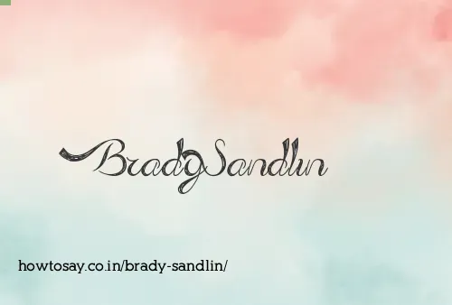 Brady Sandlin