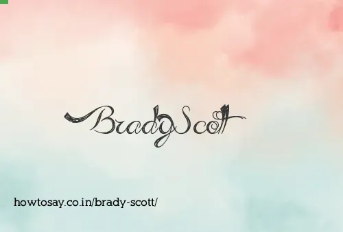 Brady Scott