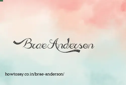 Brae Anderson