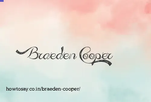 Braeden Cooper