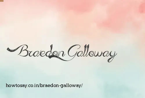 Braedon Galloway