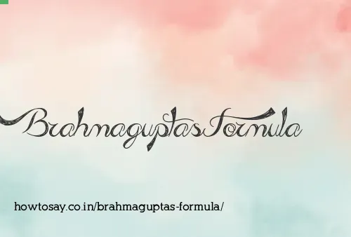 Brahmaguptas Formula