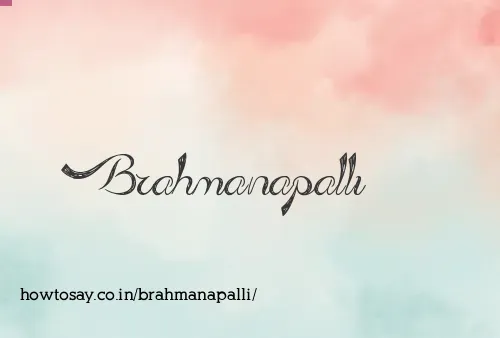 Brahmanapalli