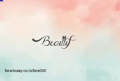 Braillif