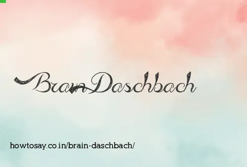 Brain Daschbach