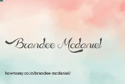 Brandee Mcdaniel