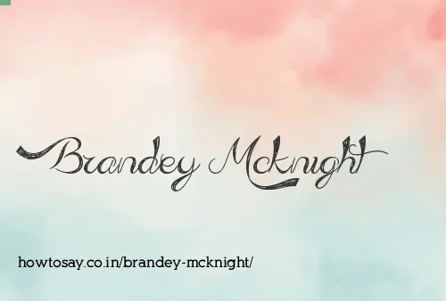 Brandey Mcknight