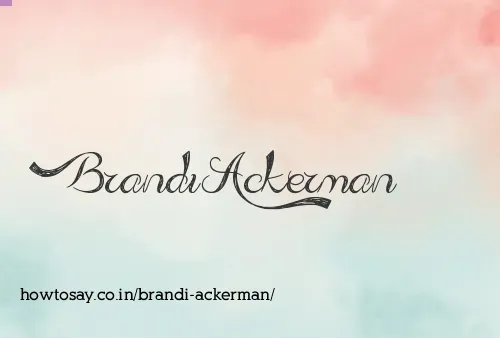 Brandi Ackerman