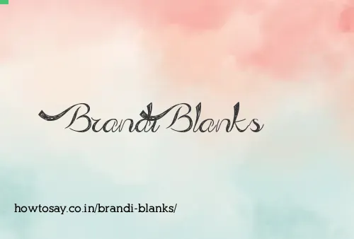 Brandi Blanks