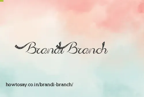 Brandi Branch