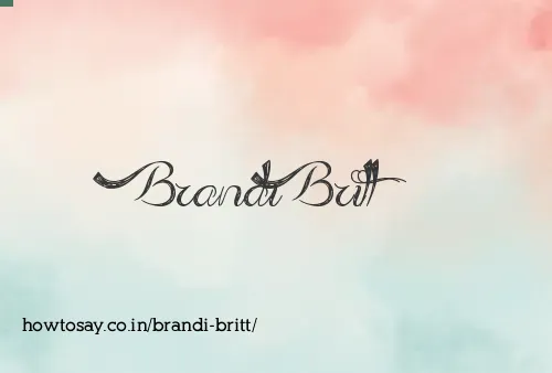 Brandi Britt