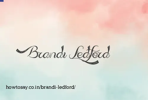 Brandi Ledford