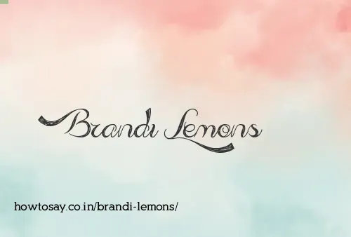 Brandi Lemons