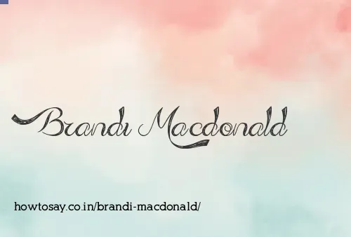 Brandi Macdonald