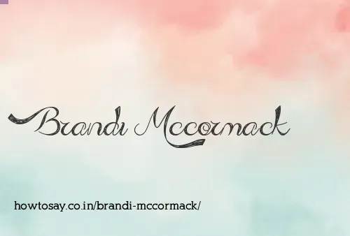 Brandi Mccormack