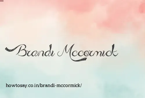 Brandi Mccormick