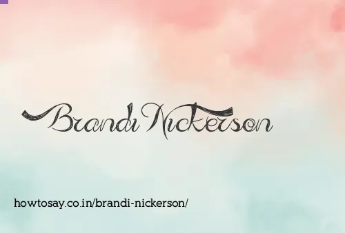 Brandi Nickerson