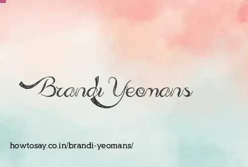 Brandi Yeomans
