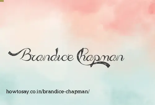 Brandice Chapman