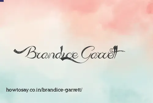 Brandice Garrett