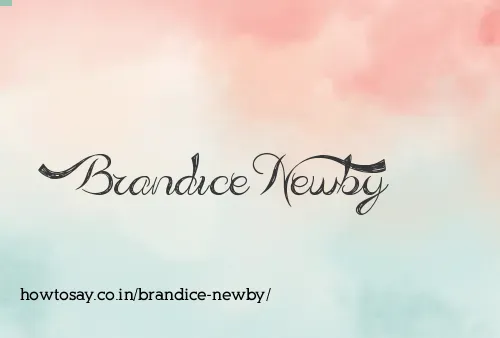 Brandice Newby