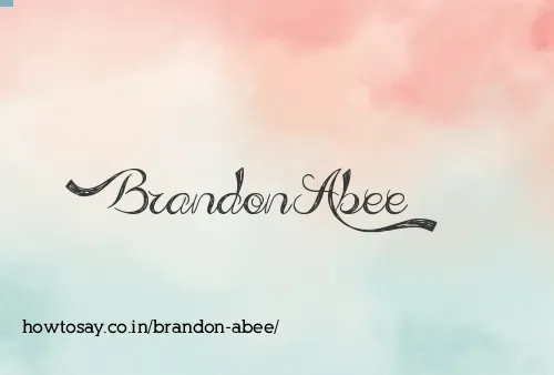 Brandon Abee