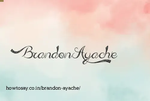 Brandon Ayache