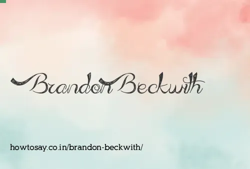 Brandon Beckwith